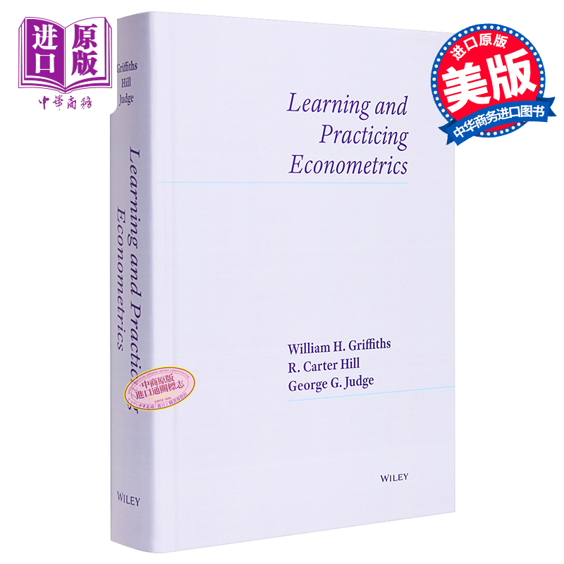 现货 Learning And Practicing Econometrics 英文原版 学习和实践计量经济学William Griffiths【中商原版】