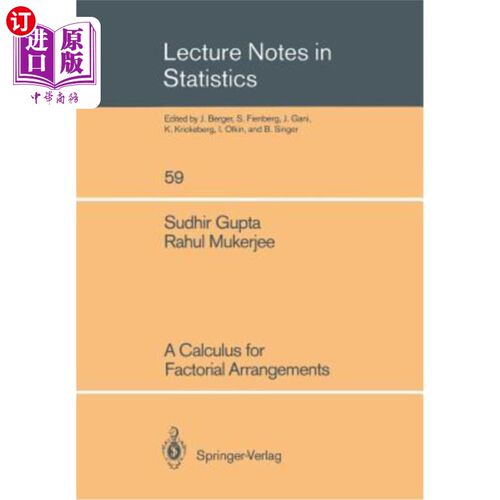 海外直订A Calculus for Factorial Arrangements 阶乘安排的微积分
