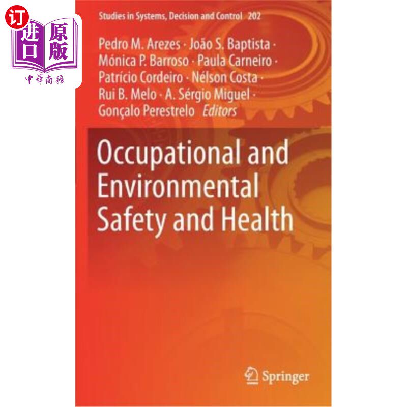 海外直订Occupational and Environmental Safety and Health 职业与环境安全与健康