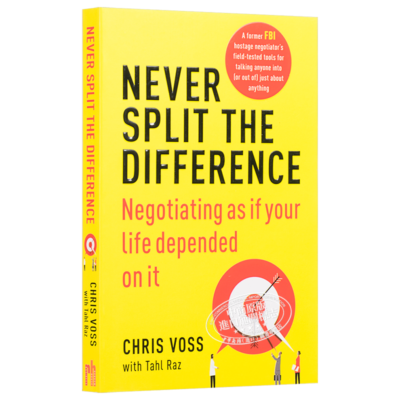 掌控谈话 解决问题的关键技能 中商原版 强势谈判 Never Split the Difference 英文原版 Chris Voss Tahl