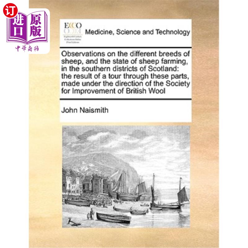 海外直订医药图书Observations on the Different Breeds of Sheep, and the State of Sheep Farming, i 观察不同品种的羊，
