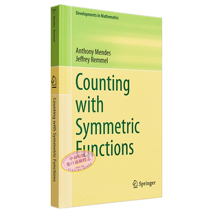 现货 用对称函数计数 Counting with Symmetric Functions 英文原版 Jeffrey Remmel 枚举组合学 生成函数【中商原版】