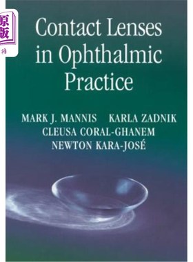 海外直订医药图书Contact Lenses in Ophthalmic Practice 眼科实践中的隐形眼镜