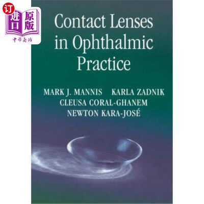海外直订医药图书Contact Lenses in Ophthalmic Practice 眼科实践中的隐形眼镜