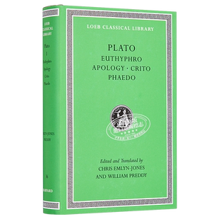 预售 柏拉图 Euthyphro Apology Crito Phaedo 英文原版 Plato【中商原版】