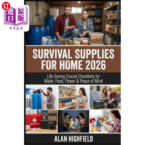 海外直订医药图书Survival Supplies for Home (2026 Update): Life Saving Crucial Supplies Checklist 家庭生存用品（2026