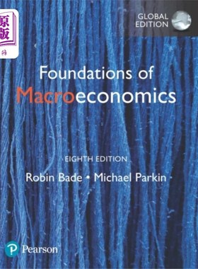 海外直订Foundations of Macroeconomics, Global Edition + ... 宏观经济学基础，全球版+ MyLab经济学与Pearson eText(包)