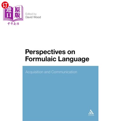 海外直订Perspectives on Formulaic Language 公式化语言透视
