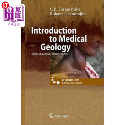 海外直订Introduction to Medical Geology 医学地质学概论