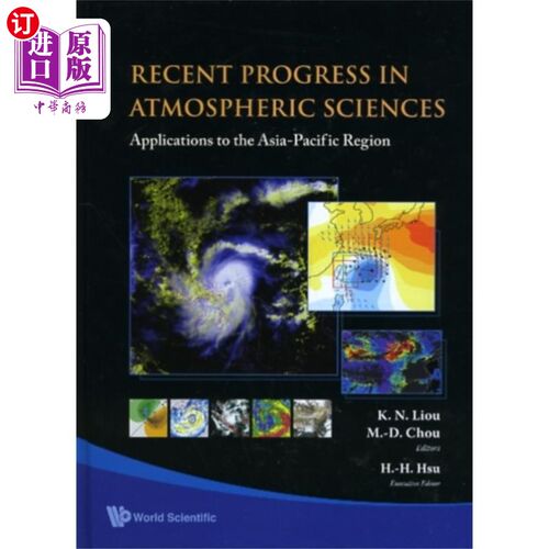 海外直订Recent Progress In Atmospheric Sciences: Applica... 大气科学的新进展:亚太地区的应用