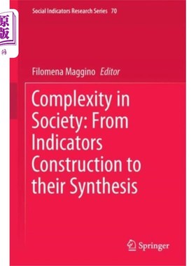 海外直订Complexity in Society: From Indicators Construct... 社会复杂性:从指标的构建到指标的综合