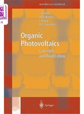 海外直订Organic Photovoltaics: Concepts and Realization 有机光伏：概念和实现
