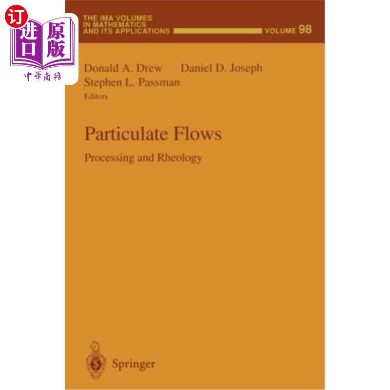 海外直订Particulate Flows: Processing and Rheology 颗粒流：加工和流变学