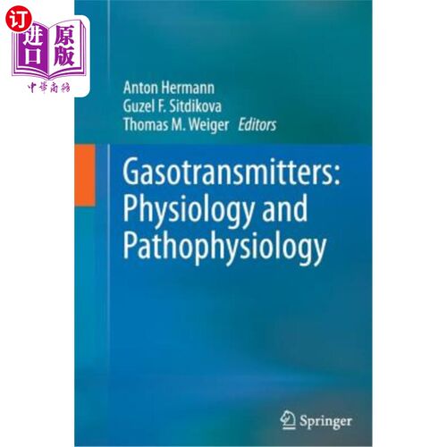 海外直订医药图书Gasotransmitters: Physiology and Pathophysiology 气体递质:生理学和病理生理学
