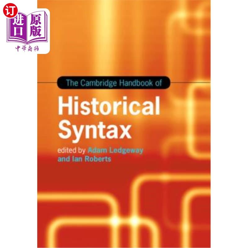 海外直订The Cambridge Handbook of Historical Syntax 剑桥历史句法手册
