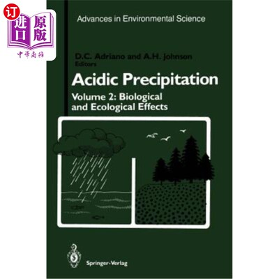 海外直订Acidic Precipitation: Biological and Ecological Effects 酸性降水：生物和生态效应