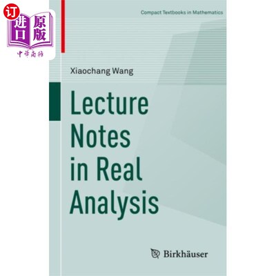 海外直订Lecture Notes in Real Analysis 真实分析中的课堂讲稿