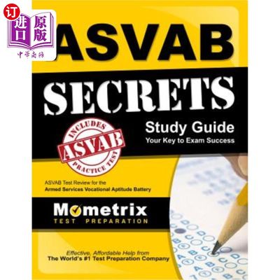 海外直订ASVAB Secrets Study Guide: ASVAB Test Review for the Armed Services Vocational A ASVAB机密学习指南：武装部