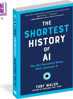 预售 简史系列 人工智能简史 激发人工智能发展六个基本理念 The Shortest History of AI 英文原版 Toby Walsh【中商原版】