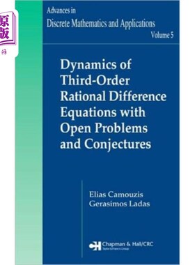 海外直订Dynamics of Third-Order Rational Difference Equa... 带开问题的三阶有理差分方程的动力学与猜想
