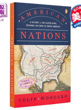 美利坚的民族 一部北美地区文化史 英文原版 American Nations Colin Woodard【中商原版】