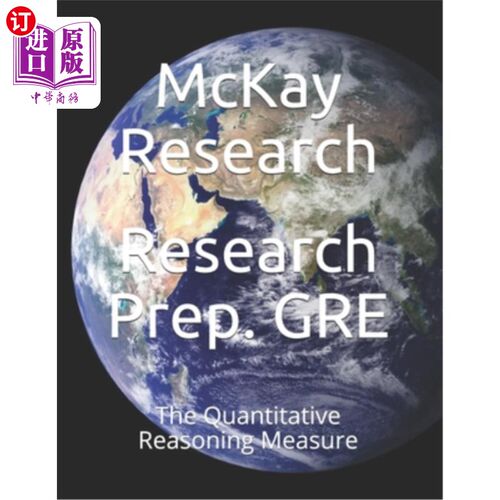 海外直订Research Prep. GRE: The Quantitative Reasoning Measure 研究准备GRE:定量推理措施
