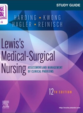 海外直订医药图书Study Guide for Lewis's Medical-Surgical Nursing: Assessment and Management of C 刘易斯医学外科护理
