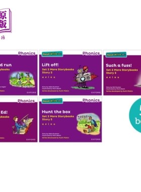 海外直订Read Write Inc. Phonics: Purple Set 2 More Story... Read Write公司拼读:紫色套装(每包50本)