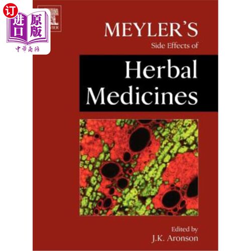 海外直订医药图书Meyler's Side Effects of Herbal Medicines 《梅勒的草药副作用