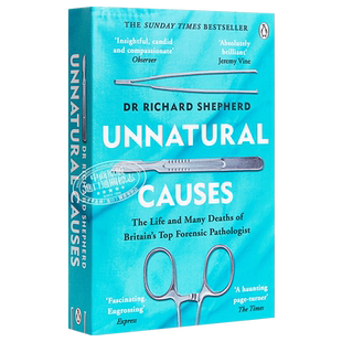 理查德 谢泼德 Unnatural Causes 英文原版 非自然死亡 外科医生真实案件 Dr Richard Shepherd 【中商原版】