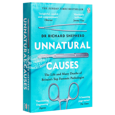 预售 理查德 谢泼德 Unnatural Causes 英文原版 非自然死亡 外科医生真实案件 Dr Richard Shepherd 【中商原版】