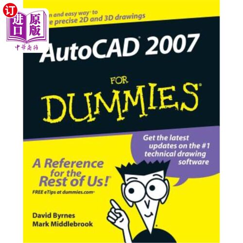 海外直订AutoCAD 2007 For Dummies AutoCAD 2007傻瓜