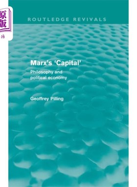 海外直订Marx's 'Capital' (Routledge Revivals) 马克思的《资本论》(劳特利奇出版社)