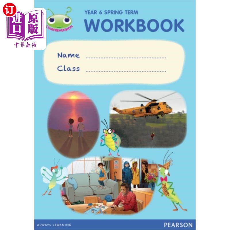 海外直订Bug Club Pro Guided Y6 Term 2 Pupil Workbook 虫子俱乐部专业指导的六年级二学期学生练习册