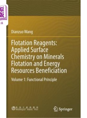 海外直订Flotation Reagents: Applied Surface Chemistry on Minerals Flotation and Energy R 浮选药剂：矿物浮选和能源选