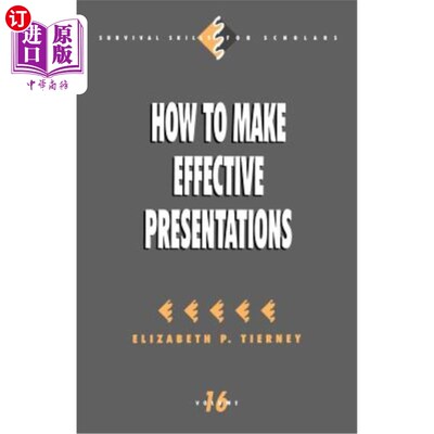 海外直订How to Make Effective Presentations 如何做有效的演讲