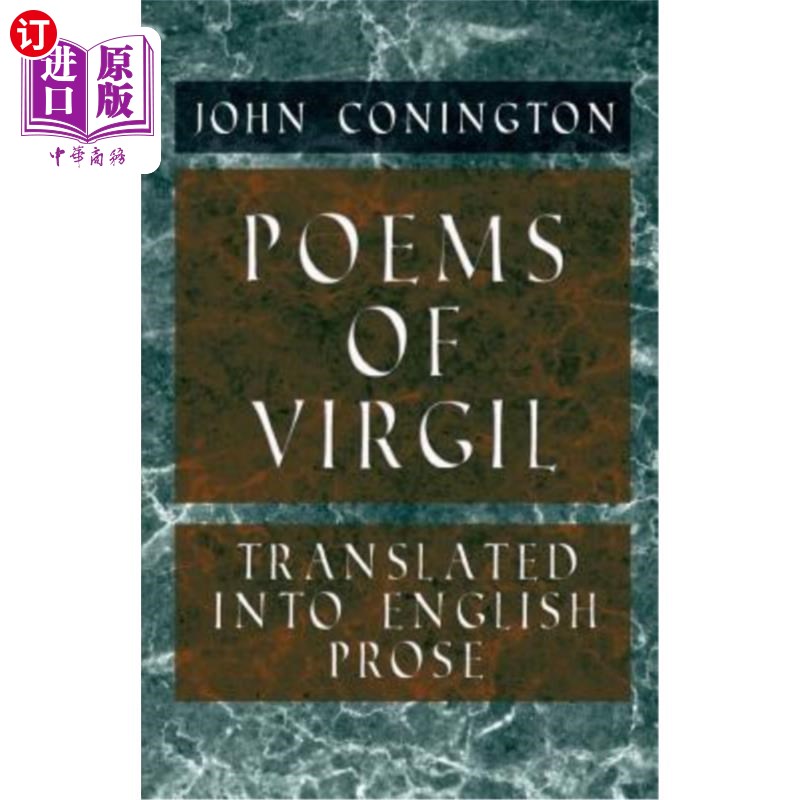 海外直订Poems of Virgil - Translated into English Prose 维吉尔的诗-翻译成英文散文