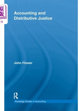 海外直订Accounting and Distributive Justice 会计与分配正义