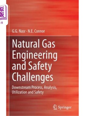 海外直订Natural Gas Engineering and Safety Challenges: Downstream Process, Analysis, Uti 天然气工程与安全挑战:下游