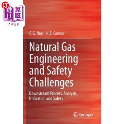海外直订Natural Gas Engineering and Safety Challenges: Downstream Process, Analysis, Uti 天然气工程与安全挑战:下游