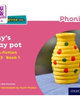 海外直订Read Write Inc. Phonics: Pink Set 3 Non-fiction ... Read Write公司自然拼读:粉红色套装3非虚构1杰伊的陶罐