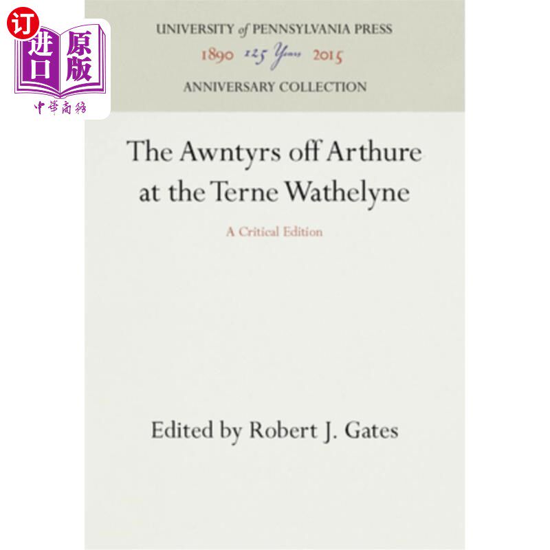 海外直订The Awntyrs Off Arthure at the Terne Wathelyne: A Critical Edition 《特恩·沃特琳:批判版》的艺术启蒙