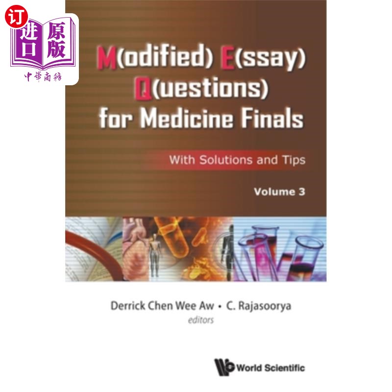 海外直订医药图书M(odified) E(ssay) Q(uestions) for Medicine Finals: With Solutions and Tips, Vol 医学期末考试的M(