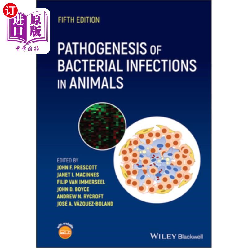 海外直订医药图书Pathogenesis of Bacterial Infections in Animals 动物细菌感染的发病机制