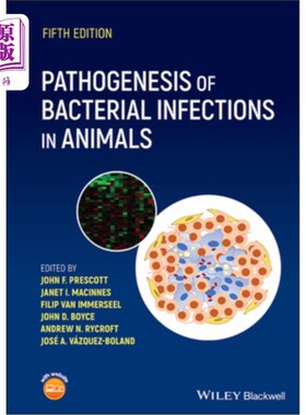 海外直订医药图书Pathogenesis of Bacterial Infections in Animals 动物细菌感染的发病机制