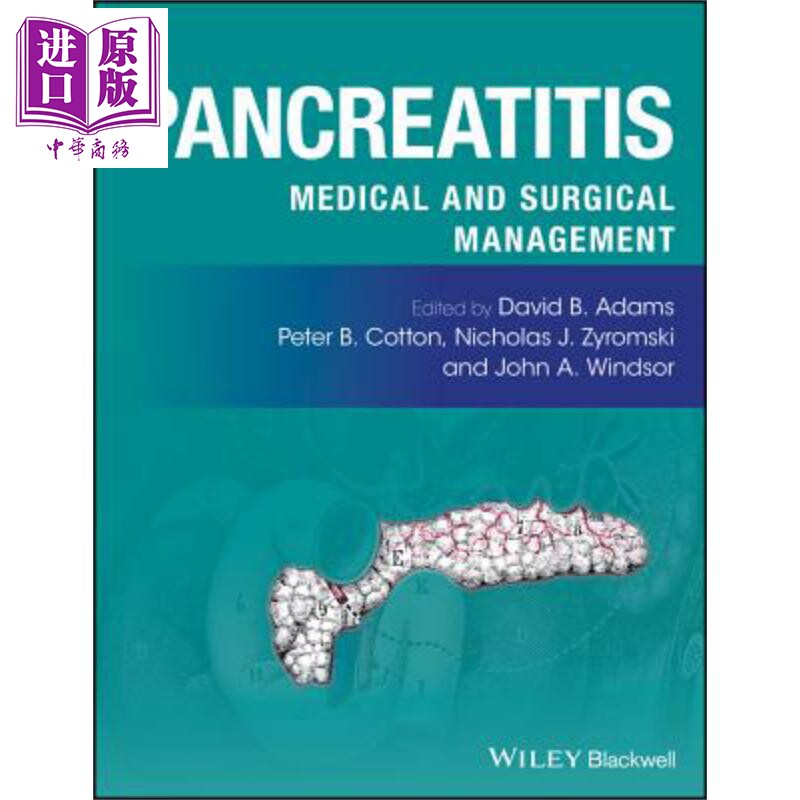 现货 胰腺炎 医学与外科管理 Pancreatitis Medical And Surgical Management David Adams 英文原版【中商原版】wiley