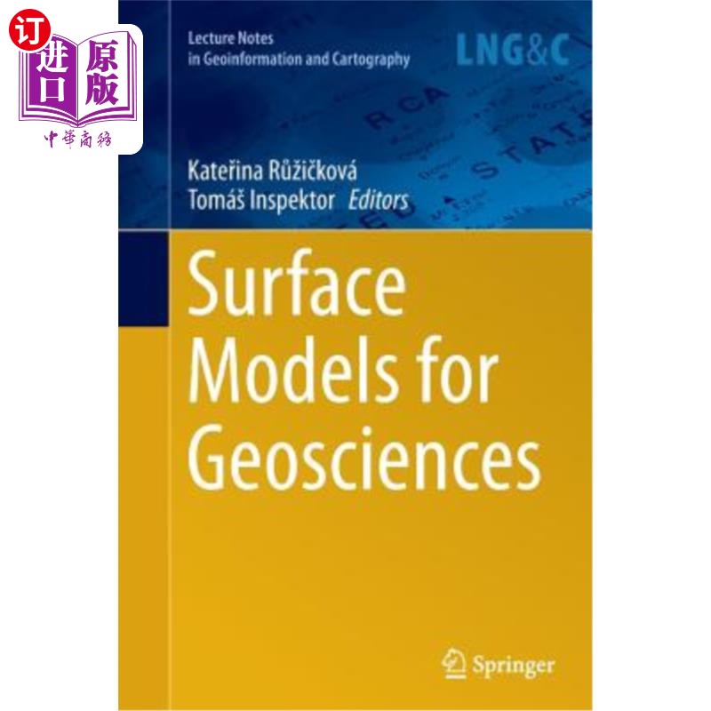 海外直订Surface Models for Geosciences 地球科学表面模型
