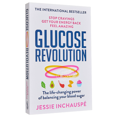 杰西安佐斯佩 控糖革命 葡萄糖女神理论 英文原版 Glucose Revolution Jessie Inchauspe 控糖革命英文版 葡萄糖革命 血糖抗老化书