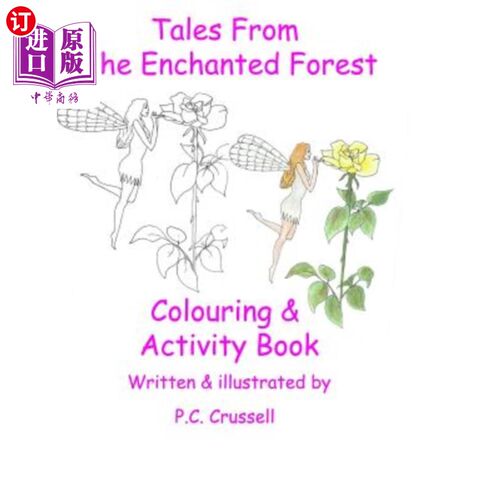 海外直订Tales From The Enchanted Forest: Colouring & Activity Book 魔法森林的故事：着色与活动手册