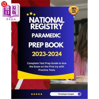 海外直订医药图书National Registry Paramedic Prep Book 2023-2024: Complete Test Prep Guide to Ace 国家注册护理人员准